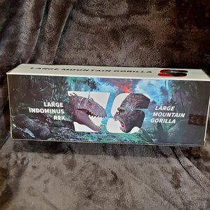 King Kong Large Mountian Gorilla and Large Indominus Rex Realistic Figures